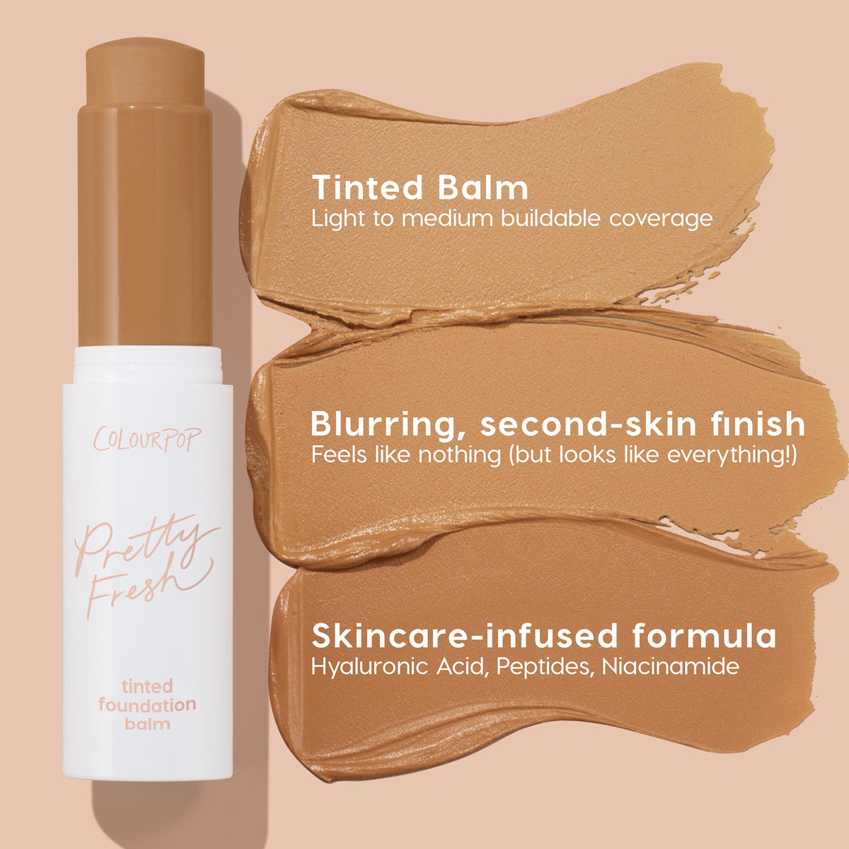 Pretty Fresh Tinted Foundation Balm Medium Dark 14