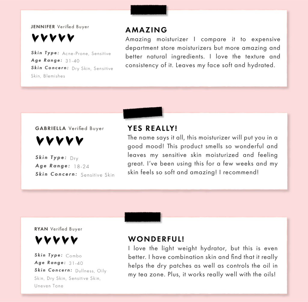 Face Moisturizer Good Mood Gel Moisturizer