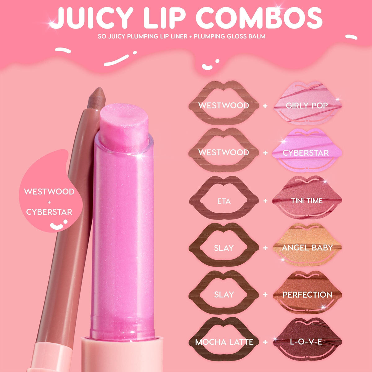 So Juicy Plumping Gloss Balm with Peptides Tini Time