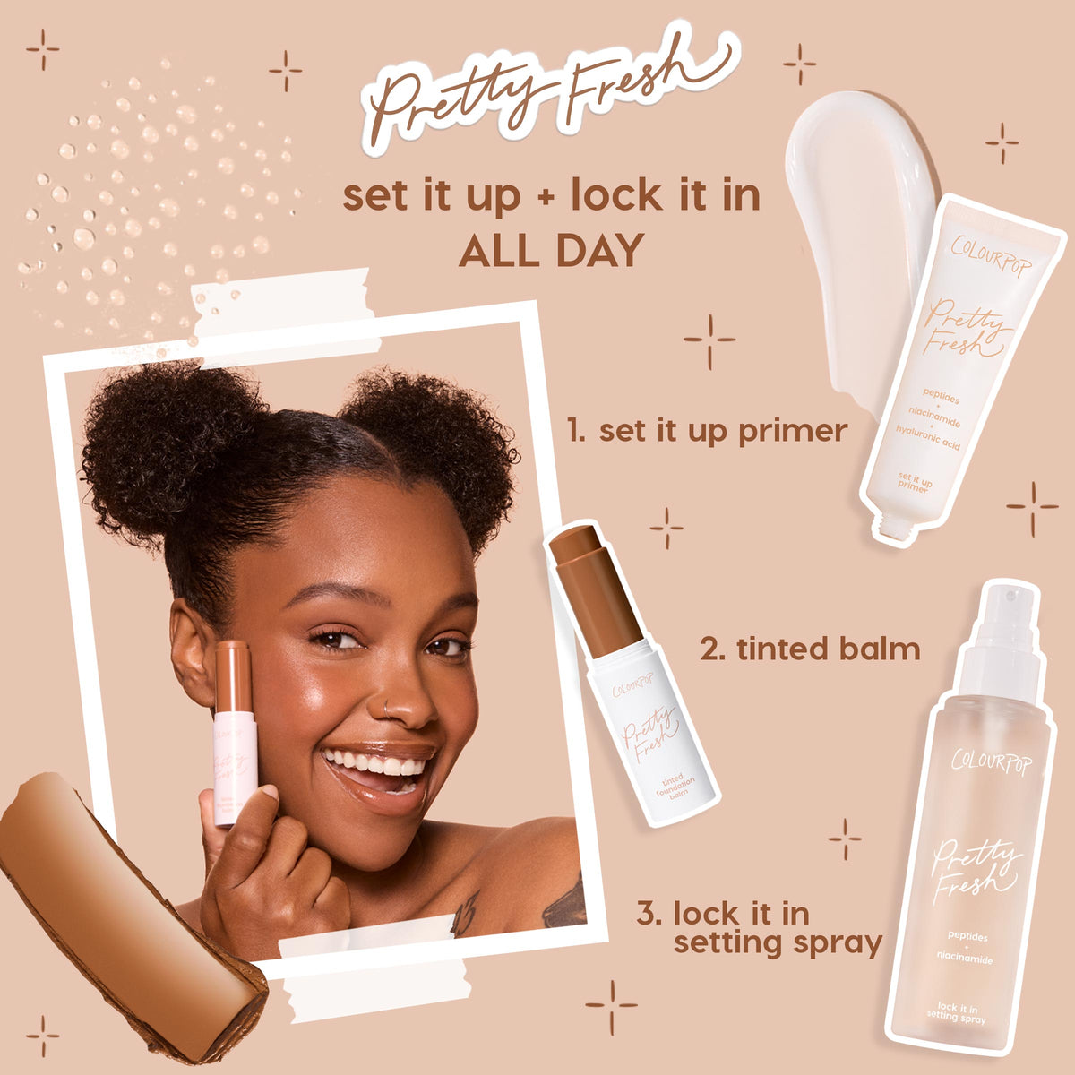Pretty Fresh Tinted Foundation Balm Medium Dark 16