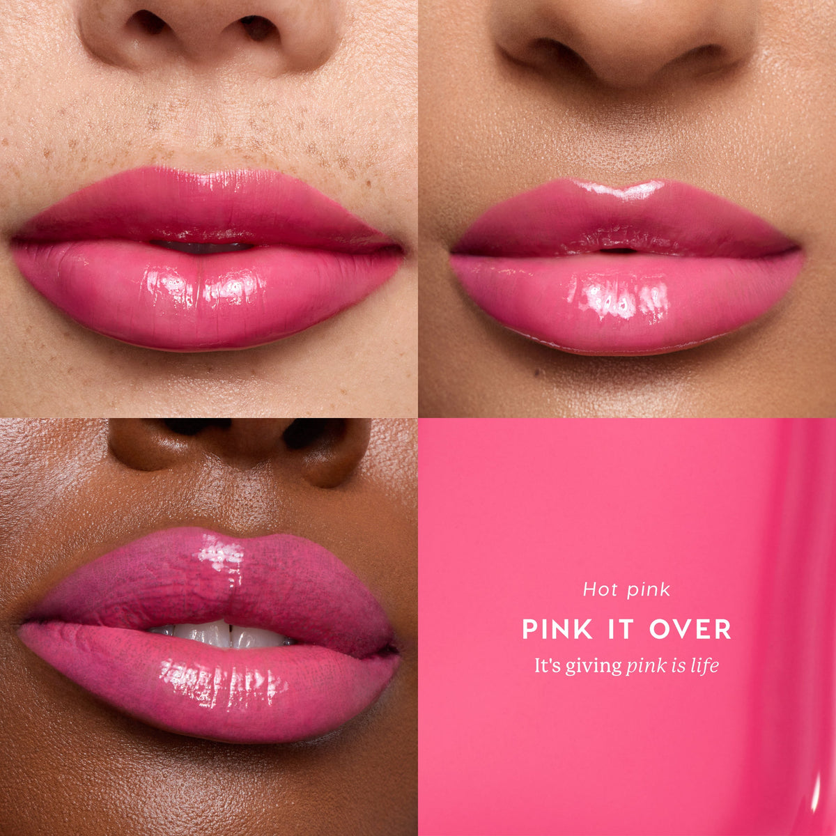 Hyper Shine Glossy Lipstick Pink It Over
