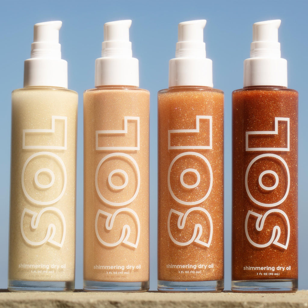 SOL Shimmering Dry Oil Warm Gold