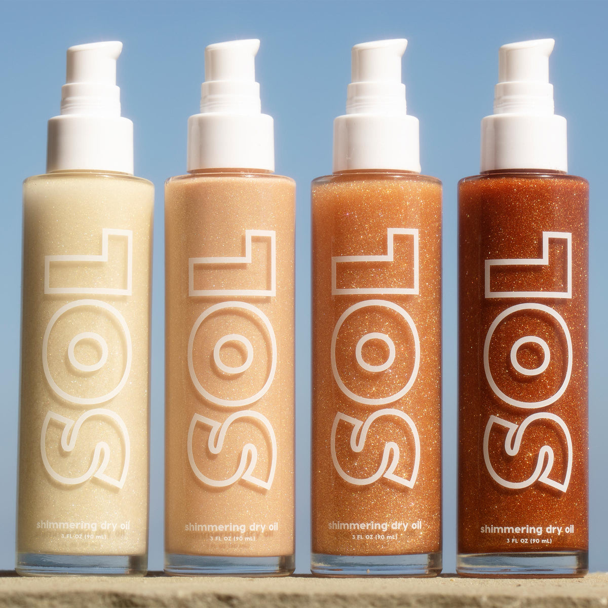 SOL Shimmering Dry Oil Warm Gold