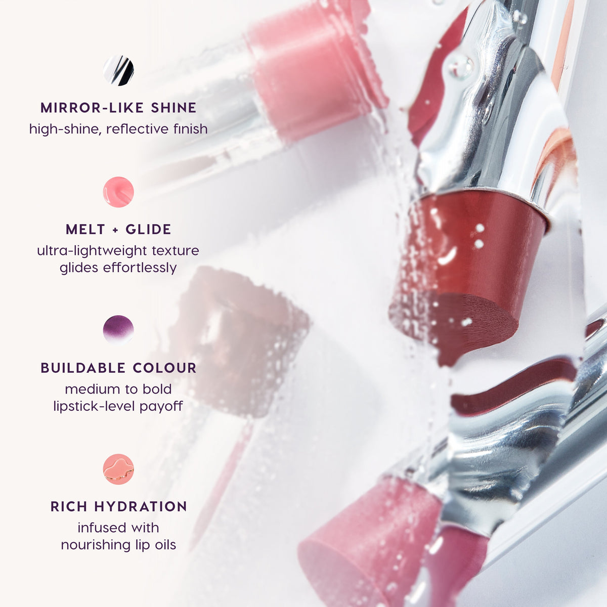 Hyper Shine Glossy Lipstick Best Nudes