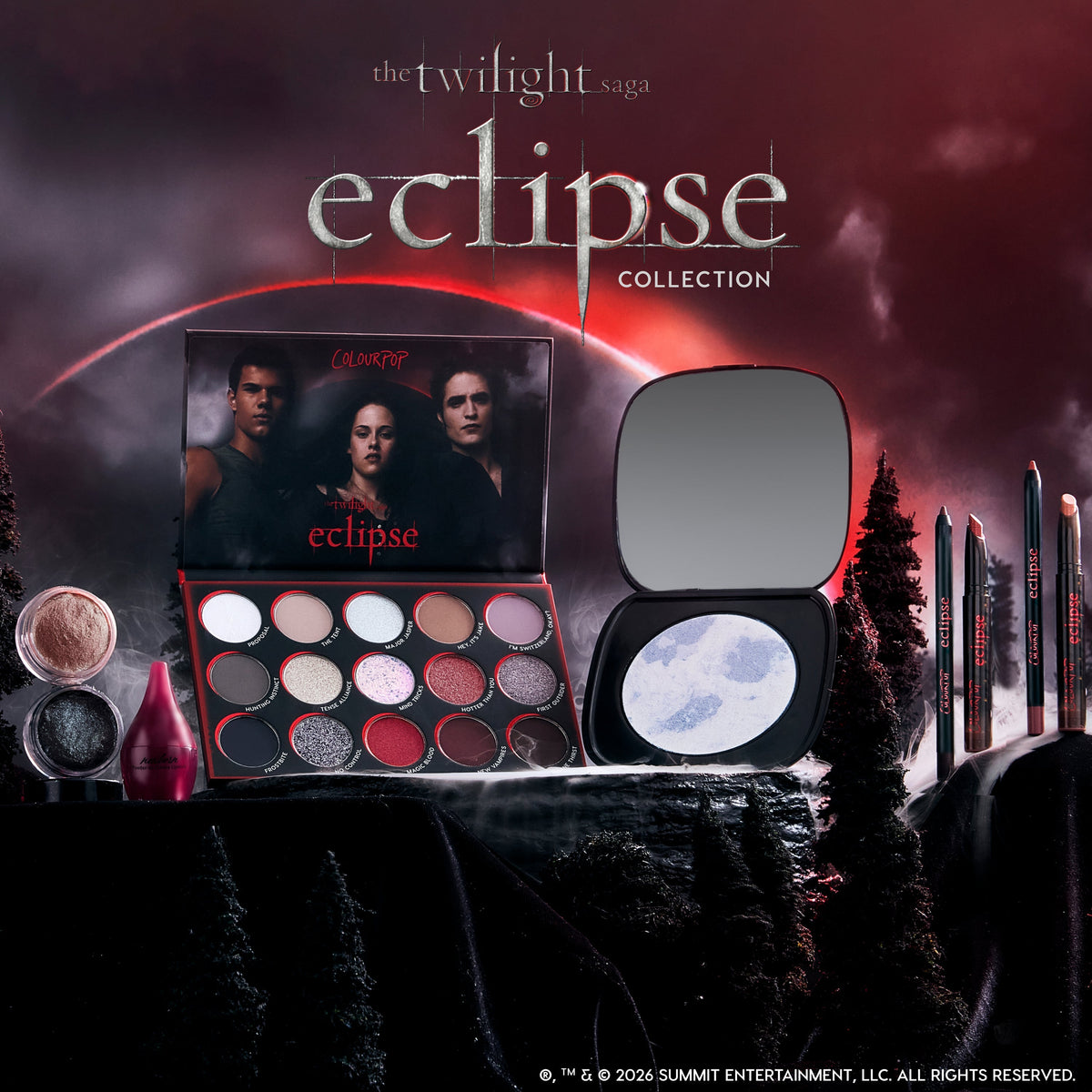 Full Collection Set The Twilight Saga Eclipse X ColourPop