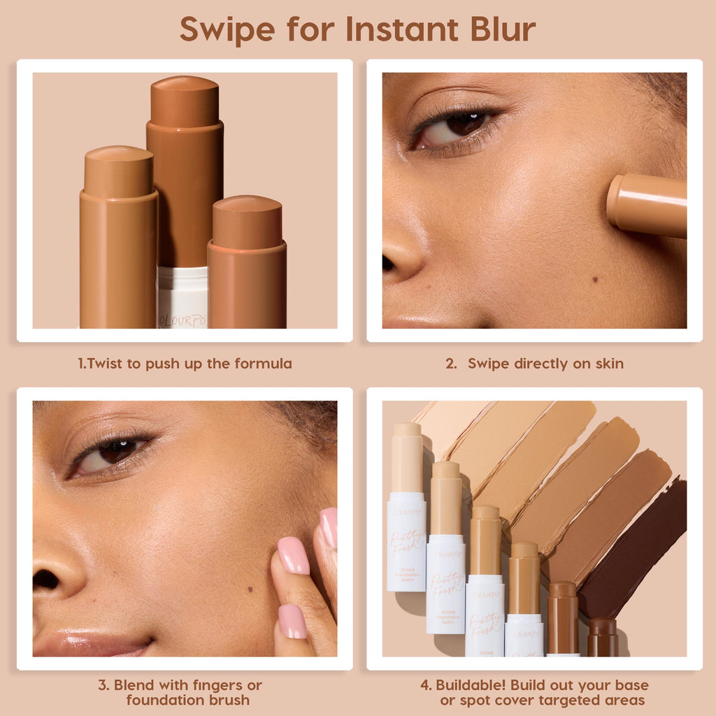 Pretty Fresh Tinted Foundation Balm Deep Dark 24