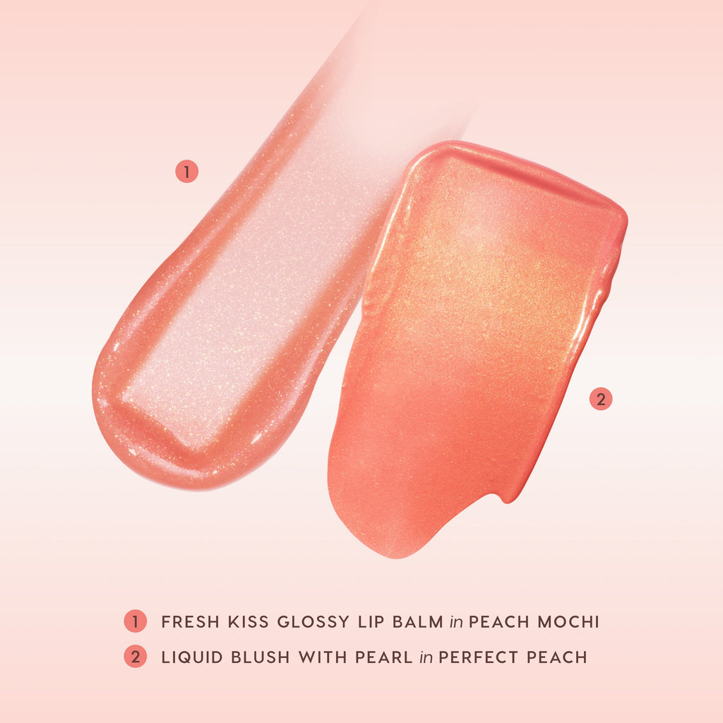 Palette + Liquid Blush + Fresh Kiss Peachy Perfection