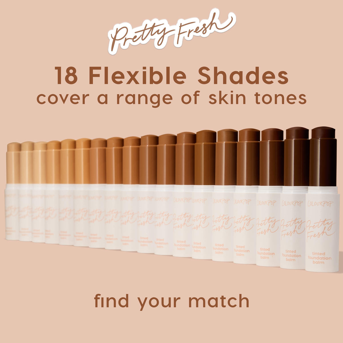 Pretty Fresh Tinted Foundation Balm Medium Dark 14