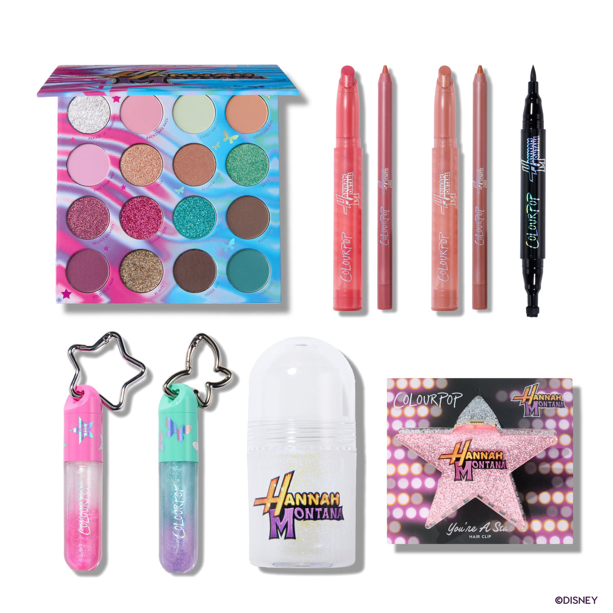 Full Collection Set Hannah Montana X ColourPop Collection