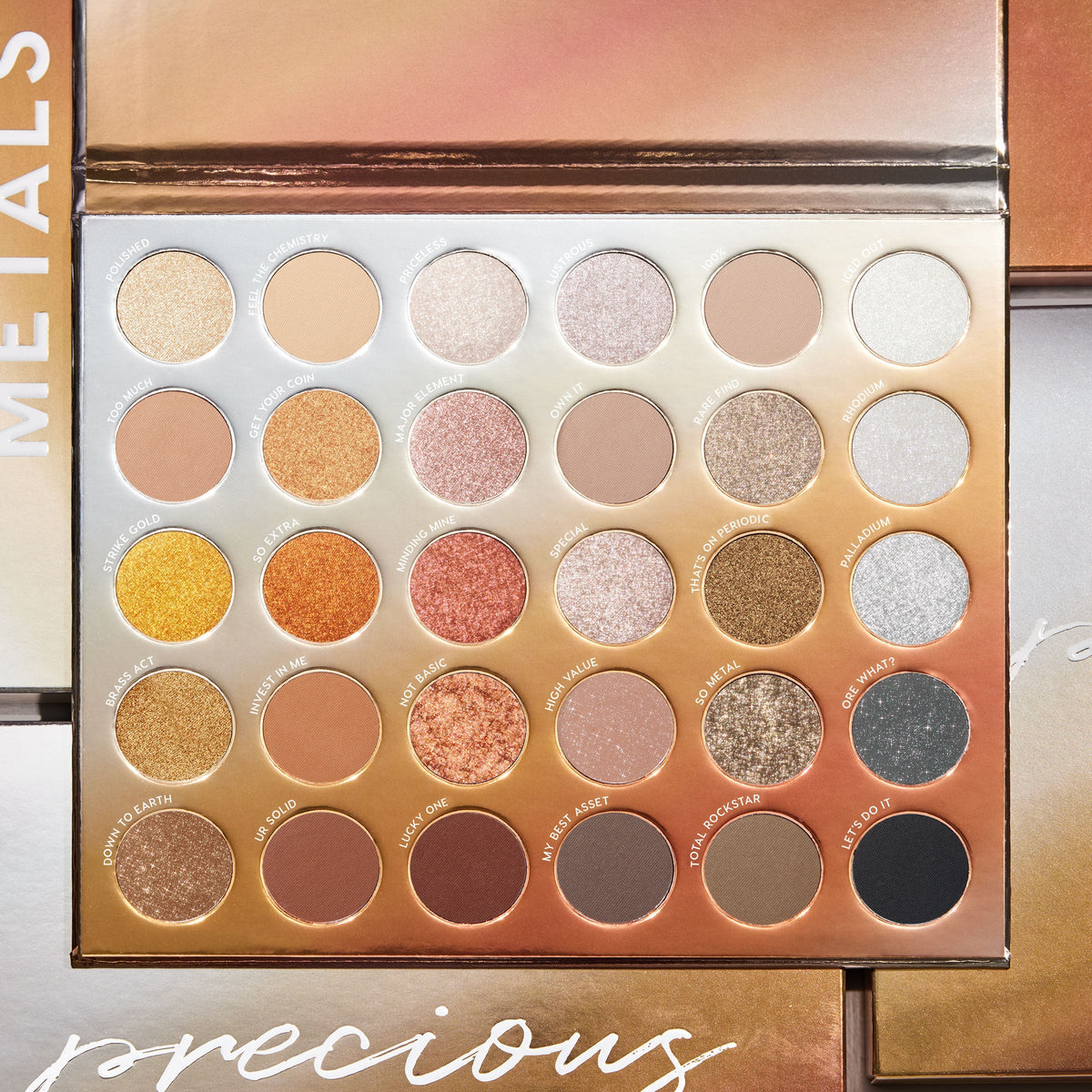 Shadow Palette & Brush Set Metallic Mood