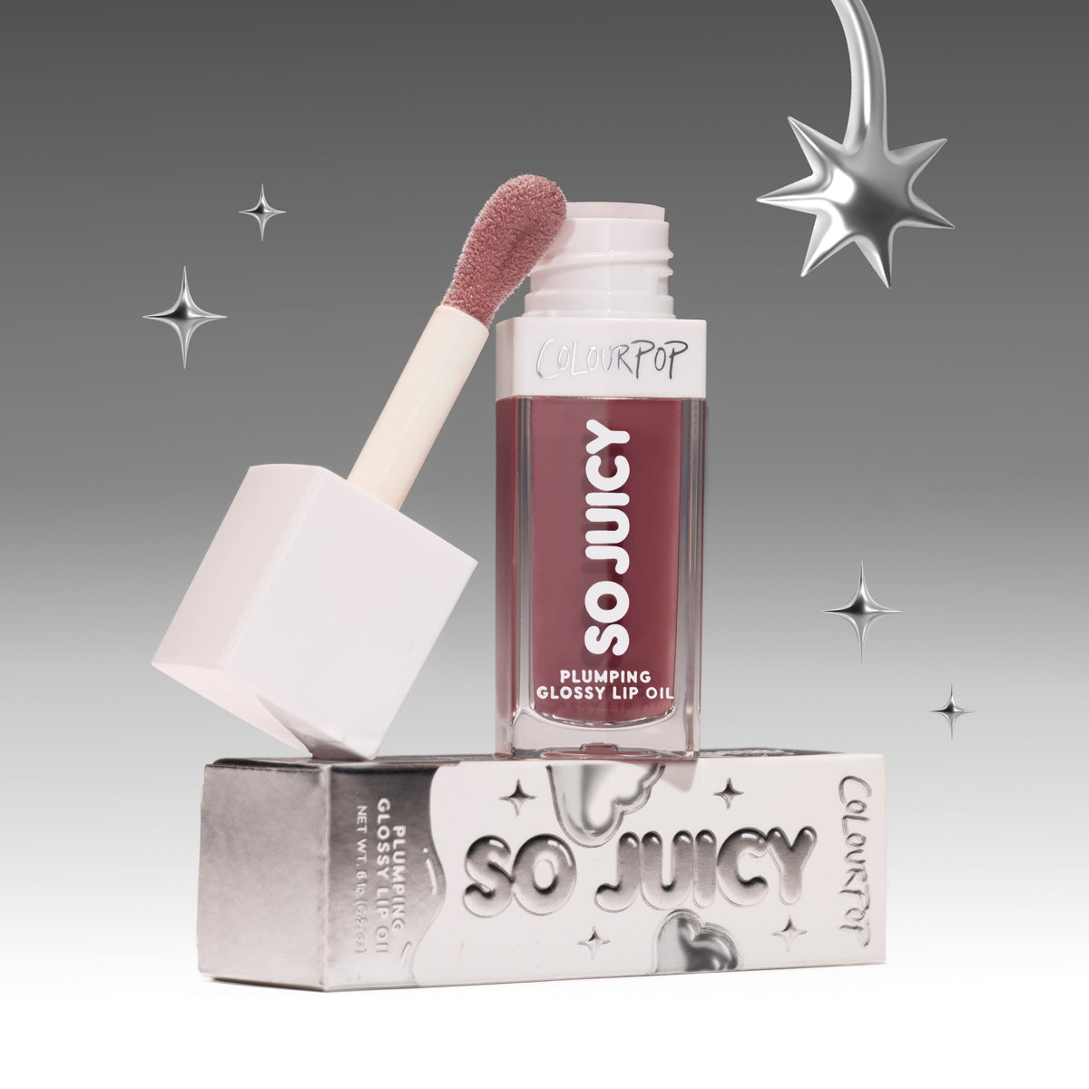 So Juicy Plumping Glossy Lip Oil Glow Thru It