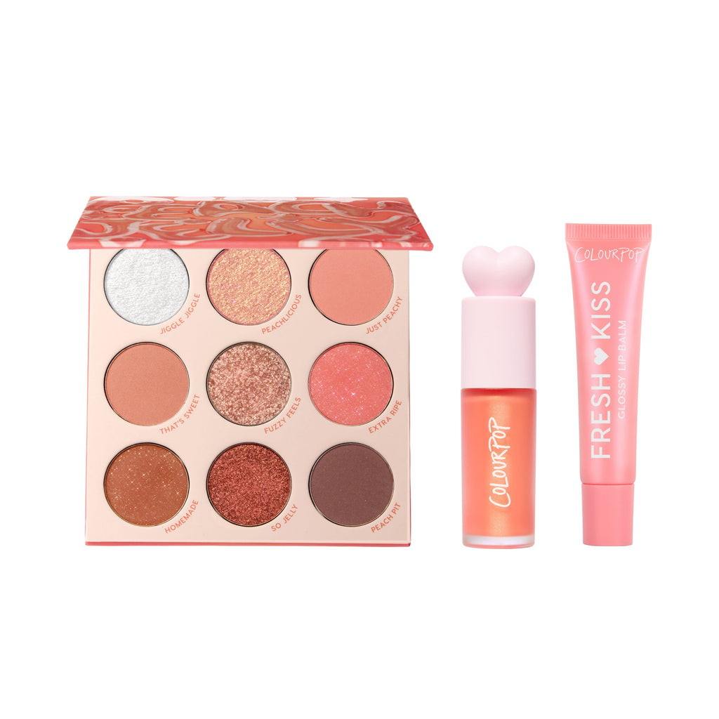 Palette + Liquid Blush + Fresh Kiss Peachy Perfection