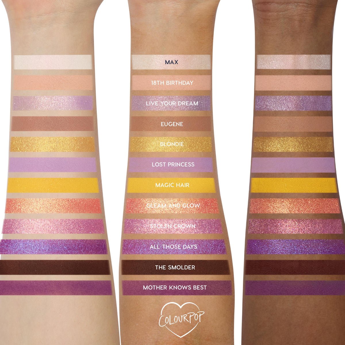 Full Collection Set Disney Tangled and ColourPop Collection