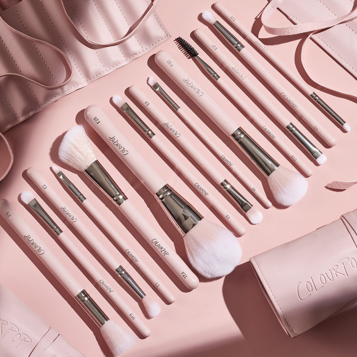 Makeup Brush Kit Smoke 'N Roses Brush Roll
