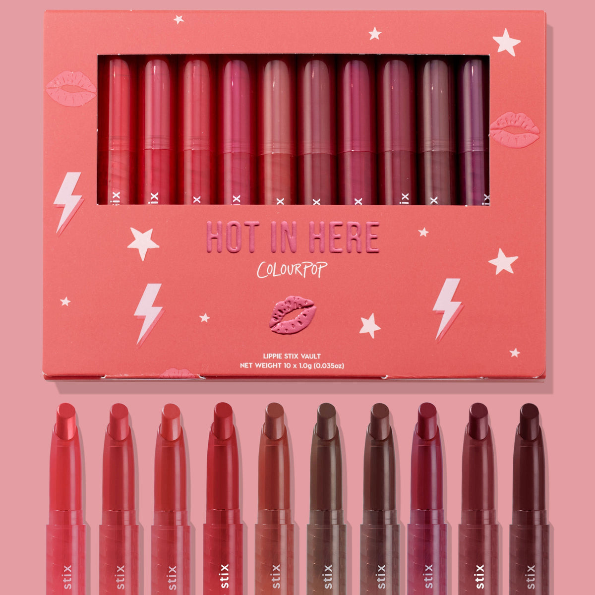 Lippie Vault Set Heat Warning