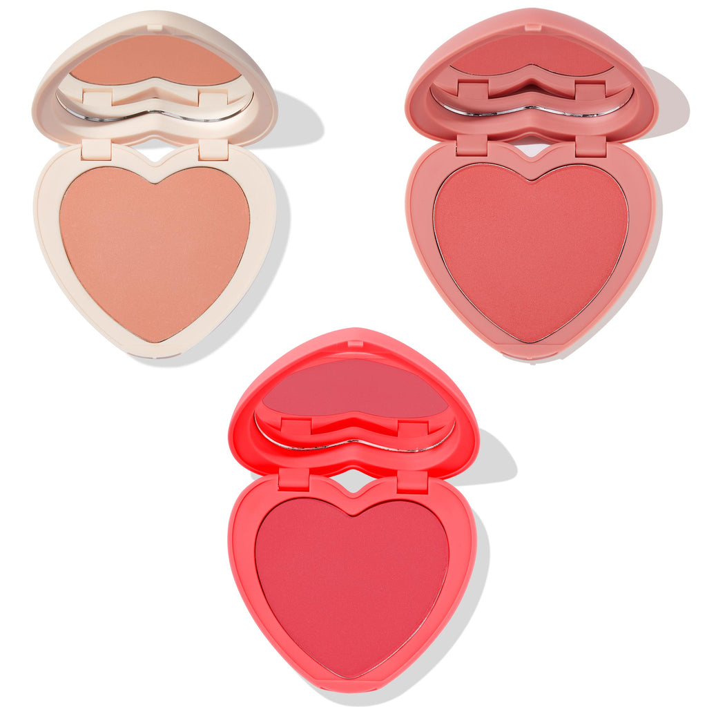Heart Powder Blush Set Current Crush