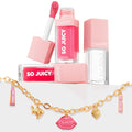 So Juicy Lip Oil and Necklace Set Charmed and Juicy