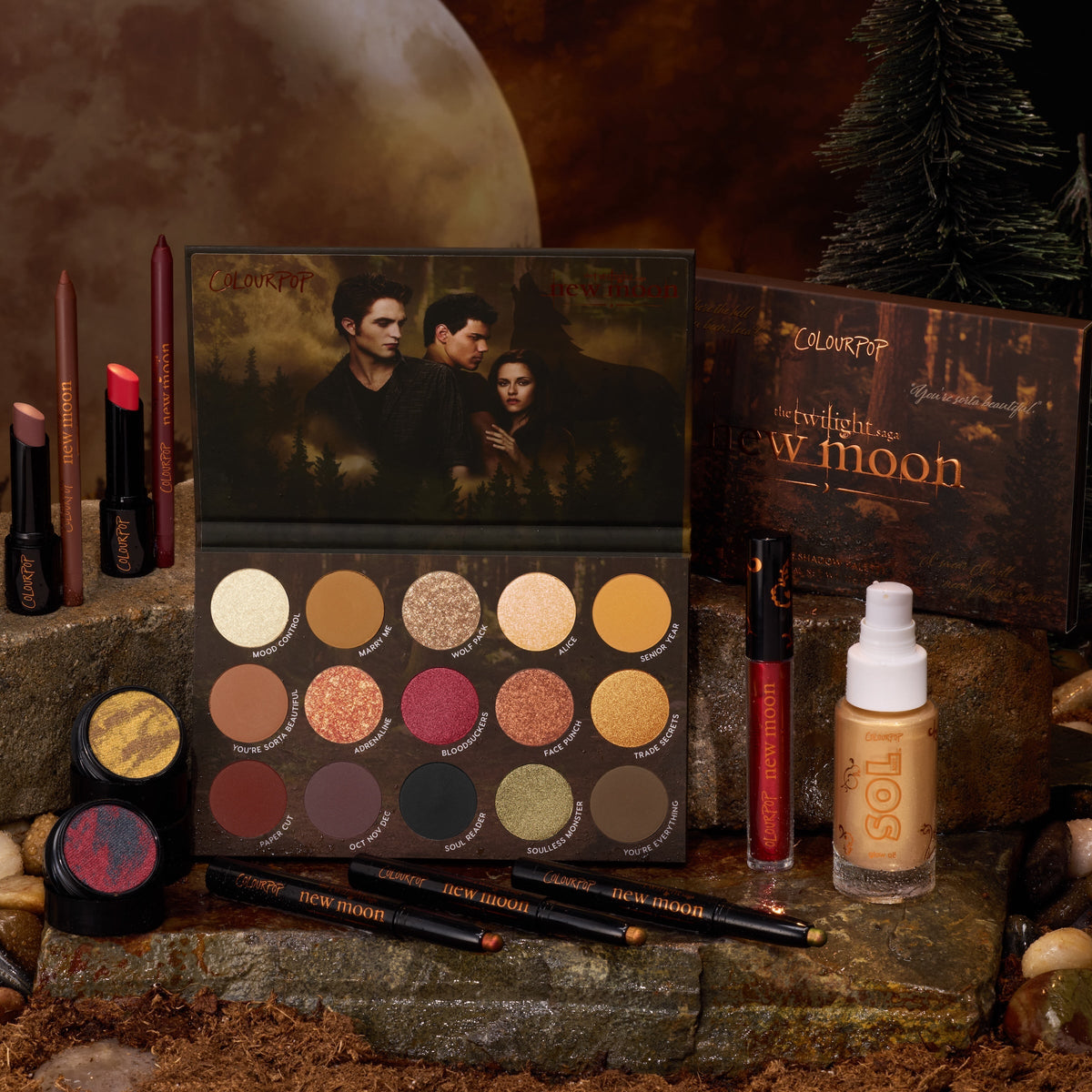 Full Collection Set Twilight New Moon x ColourPop Full Collection