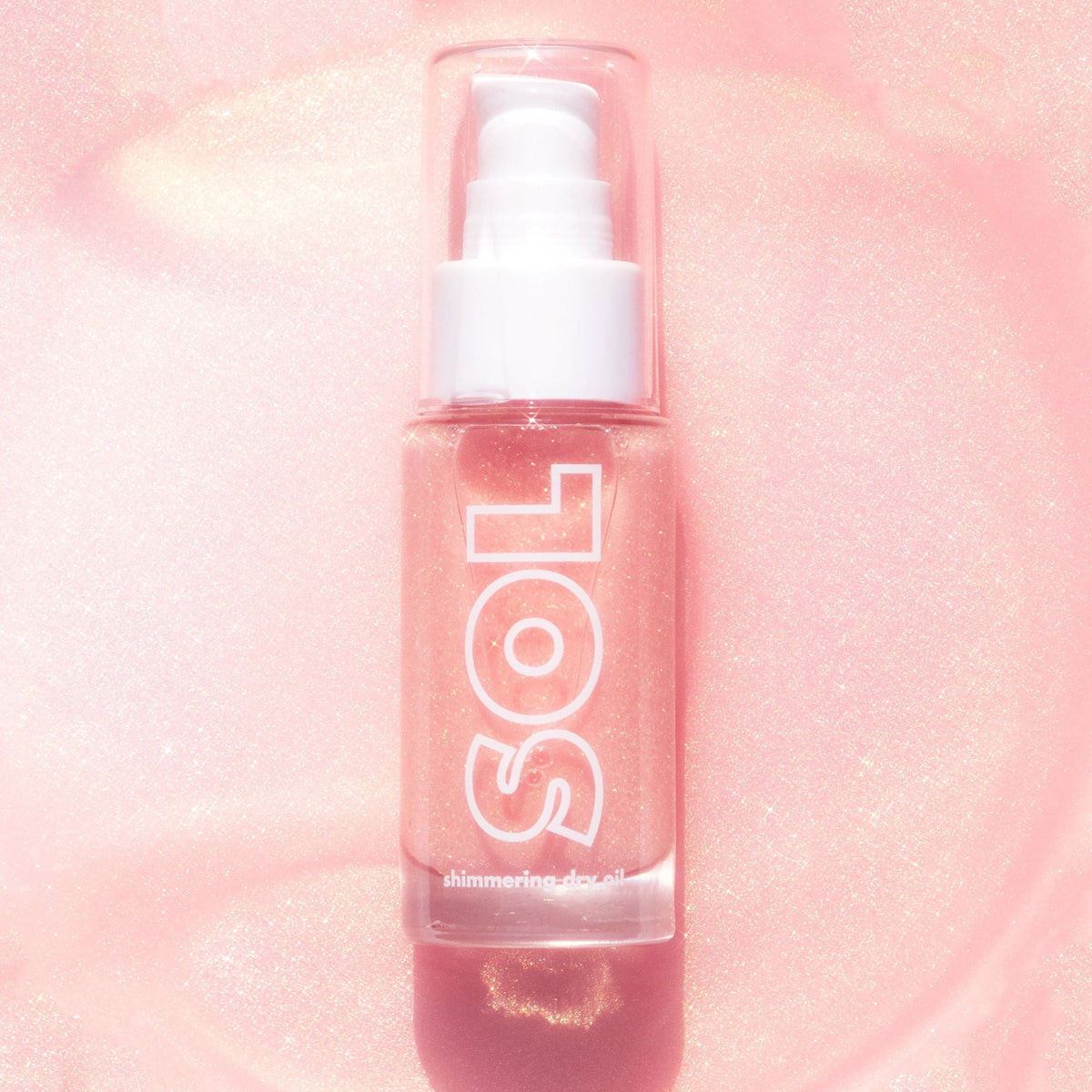 SOL Shimmering Dry Oil Pink Champagne