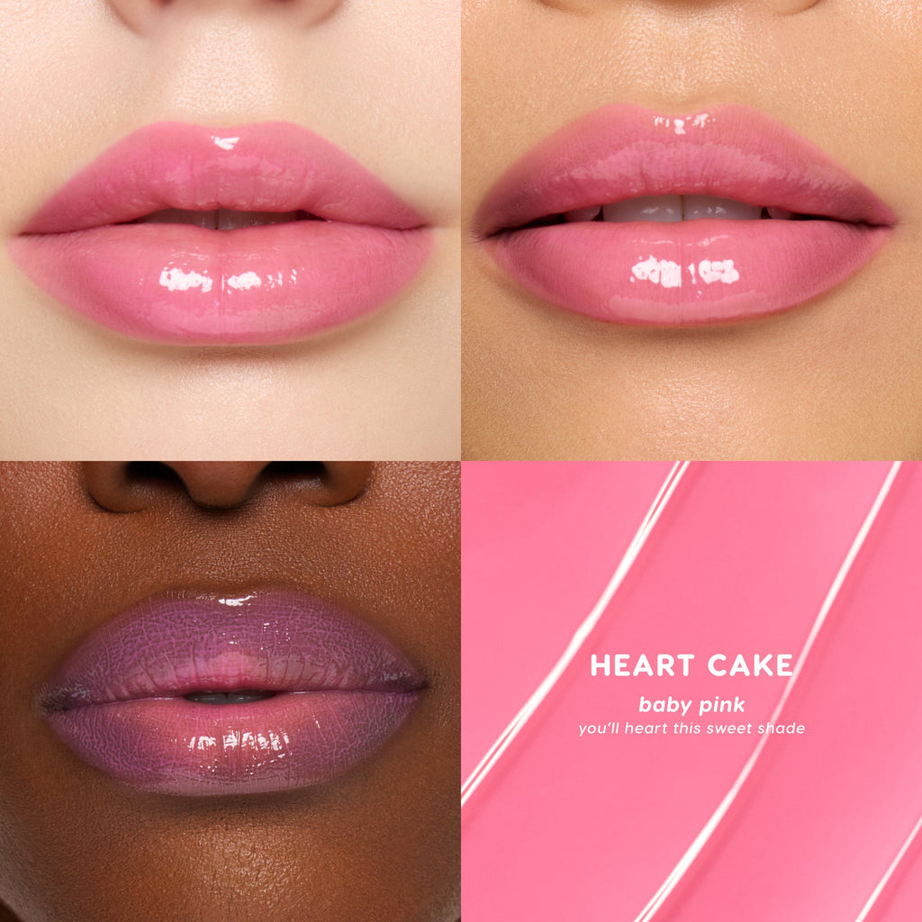 So Juicy Plumping Gloss Balm with Peptides Heart Cake