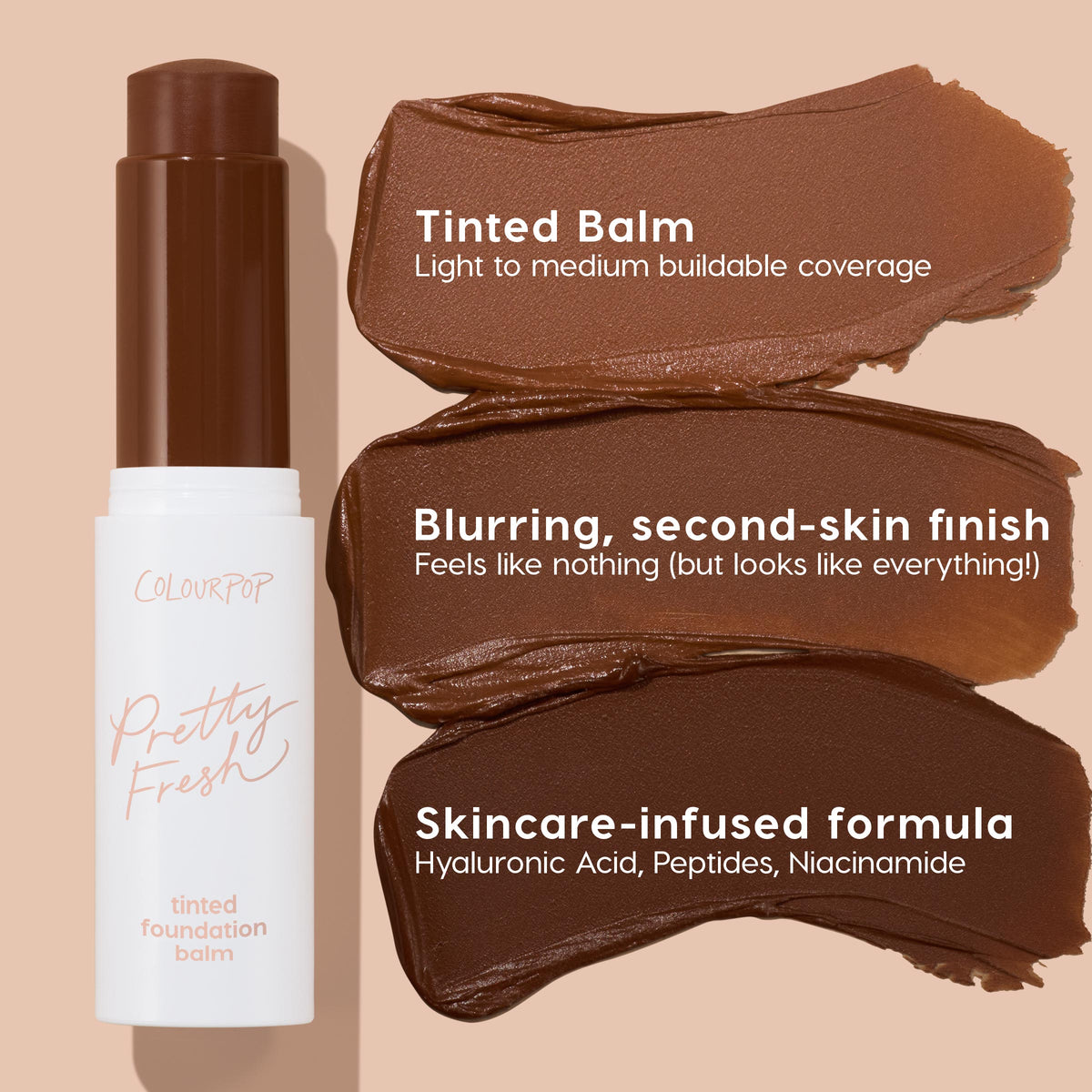 Pretty Fresh Tinted Foundation Balm Deep Dark 21