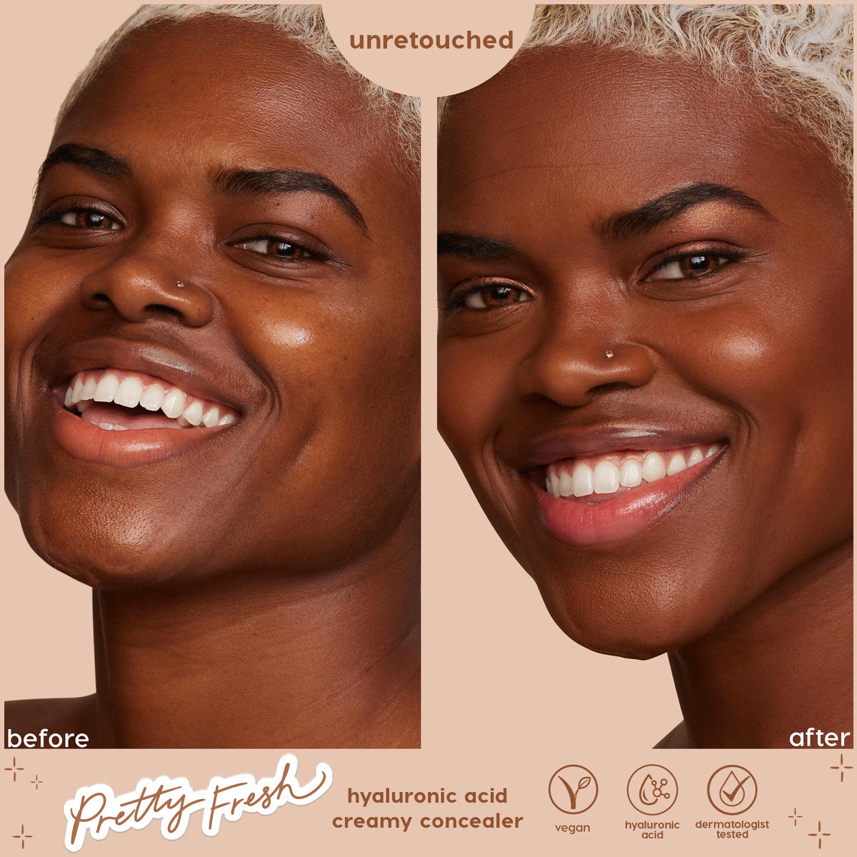Pretty Fresh Hyaluronic Creamy Concealer Deep Dark 190 W