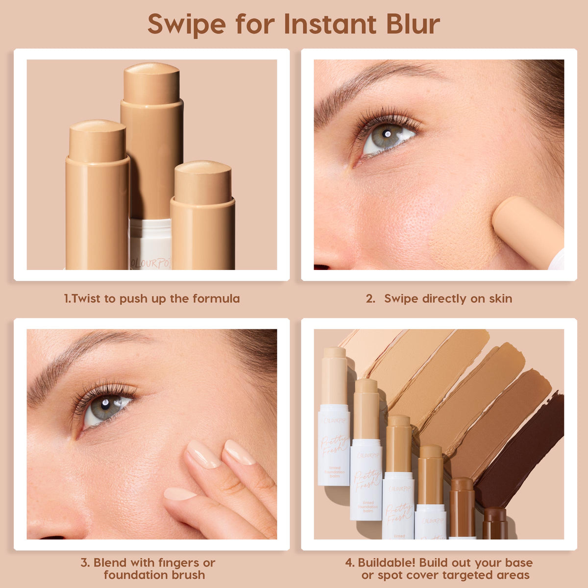 Pretty Fresh Tinted Foundation Balm Fair 1