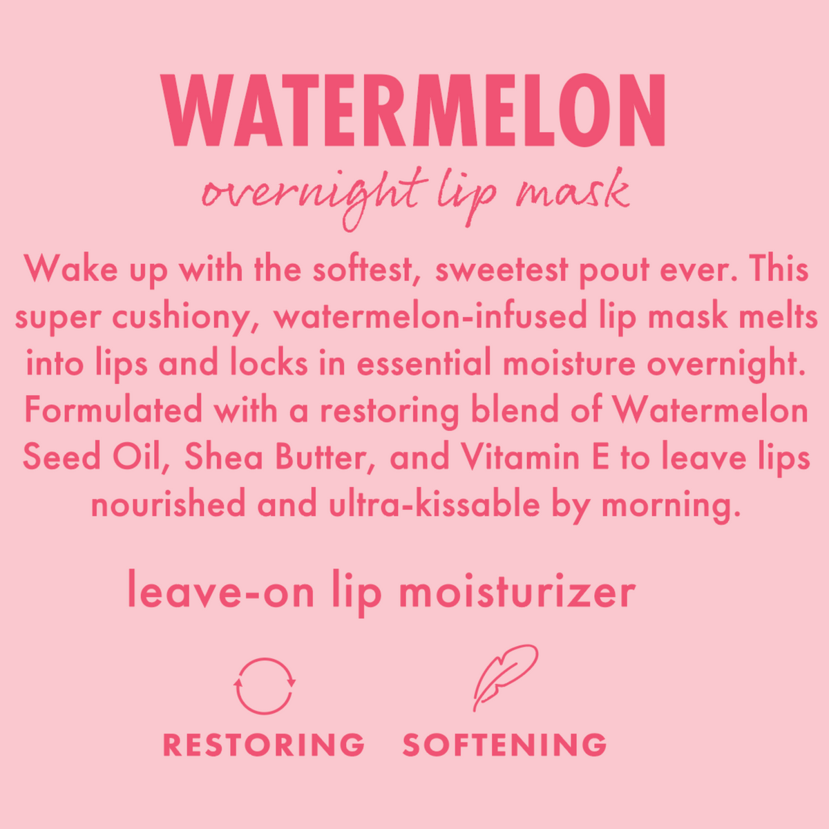 Lip Mask Watermelon