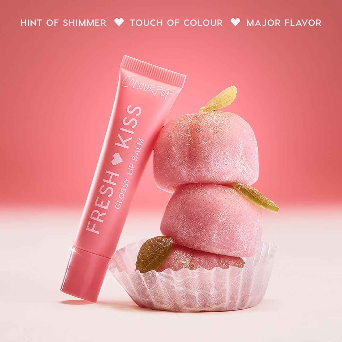 Fresh Kiss Glossy Balm Peach Mochi