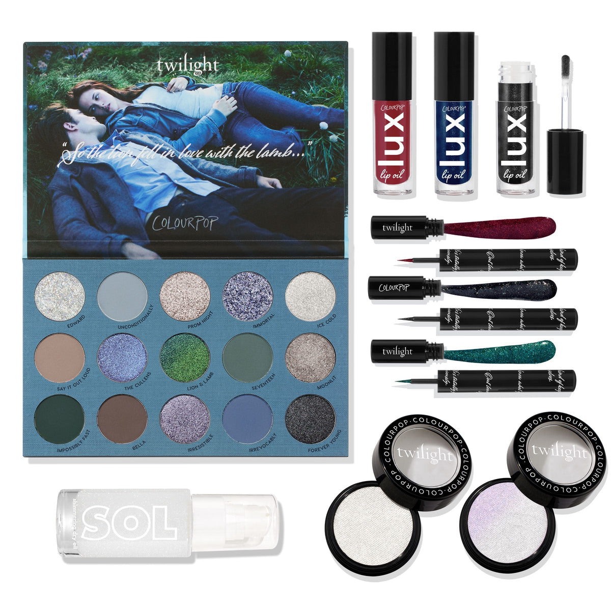 Full Collection Set Twilight x ColourPop