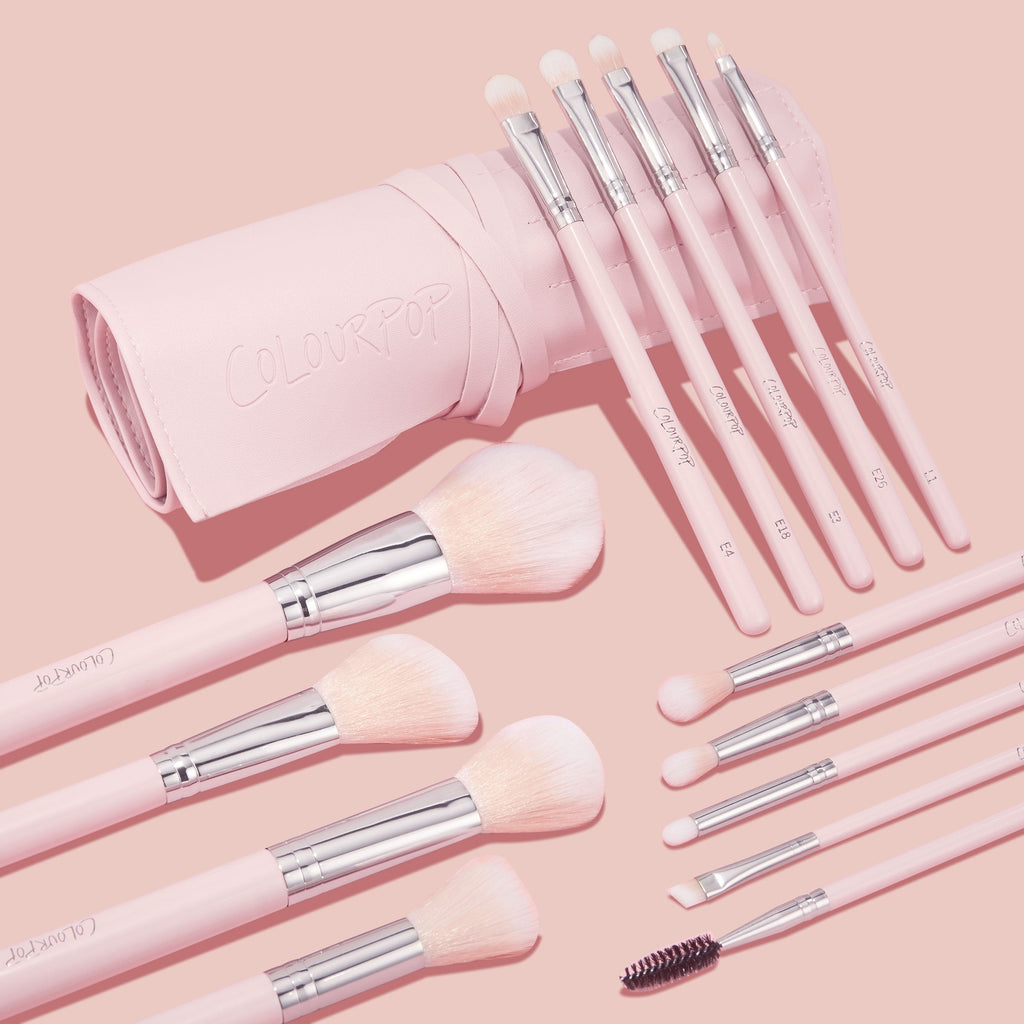 Makeup Brush Kit Smoke 'N Roses Brush Roll