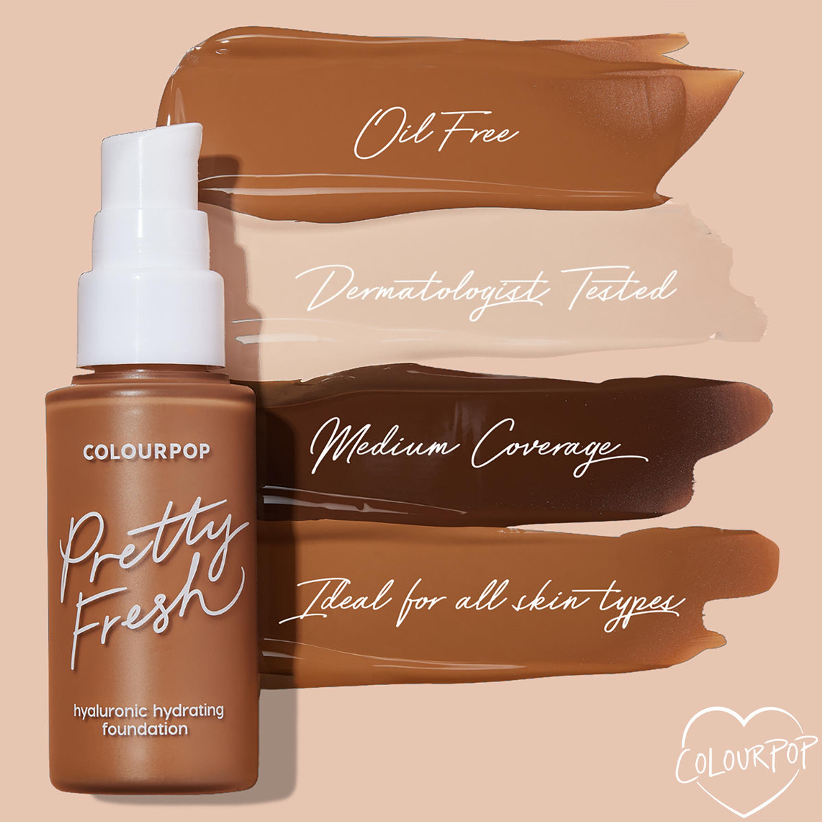 Pretty Fresh Hyaluronic Hydrating Foundation Light 33 C