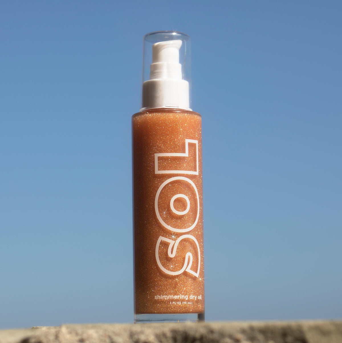 SOL Shimmering Dry Oil Warm Gold