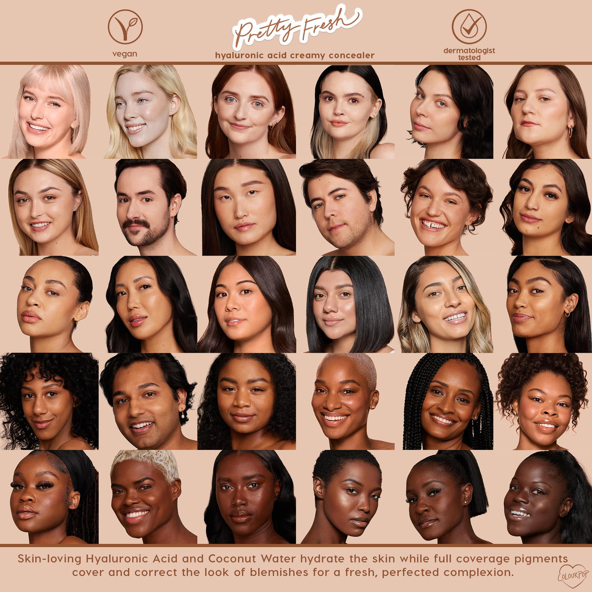 Pretty Fresh Hyaluronic Creamy Concealer Deep Dark 210 N